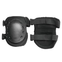 Genouill&egrave;res Mil-Tec Pro en polyester, coque bimati&egrave;re - Noir