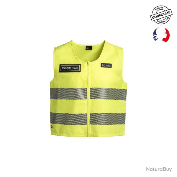 Gilet A10 Equipment haute visibilit� S�CU-ONE haute visibilit� - Jaune / XL