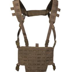 Gilet chest rig Mil-Tec all&eacute;g&eacute; en polyester &agrave; platine - Coyote