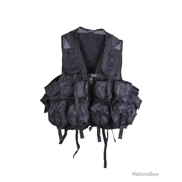 Gilet d'intervention tactique Mil-Tec en polyester 600D � neuf - Noir