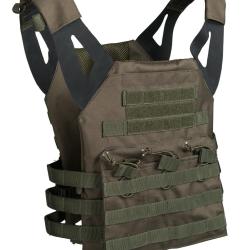 Gilet porte-plaques Mil-Tec Gen. II en polyester 600D Oxford - Vert olive