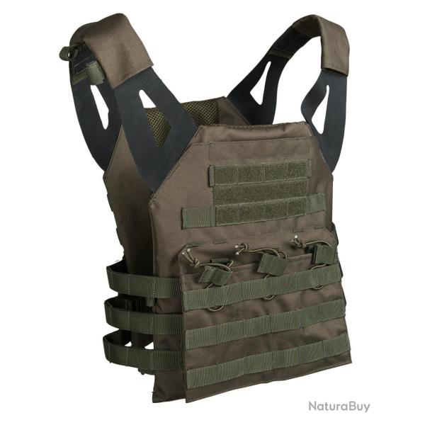 Gilet porte-plaques Mil-Tec Gen. II en polyester 600D Oxford - Vert olive