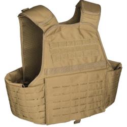 Gilet porte-plaques Mil-Tec Laser Cut - Coyote