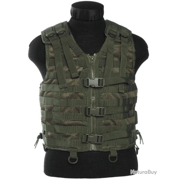 Gilet tactique Mil-Tec Modular System en polyester - Vert olive
