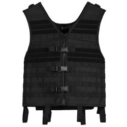 Gilet tactique Mil-Tec MOLLE Carrier Gen. II en polyester - Noir