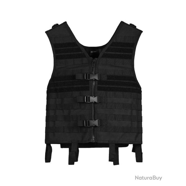 Gilet tactique Mil-Tec MOLLE Carrier Gen. II en polyester - Noir
