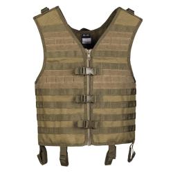 Gilet tactique Mil-Tec MOLLE Carrier Gen. II en polyester - Vert olive