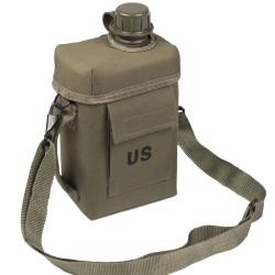 Gourde Mil-Tec Patrol Canteen 2 litres en poly&eacute;thyl&egrave;ne - Vert olive