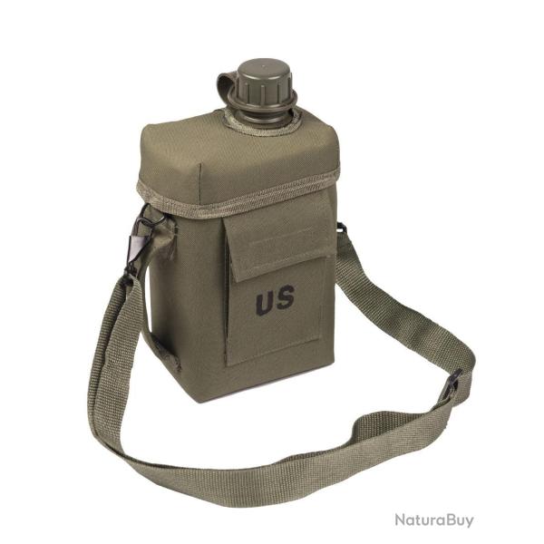 Gourde Mil-Tec Patrol Canteen 2 litres en poly�thyl�ne - Vert olive