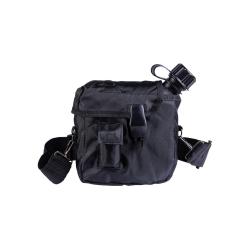 Gourde type US 2 quarts Mil-Tec 1,9 L avec housse polyester - Noir