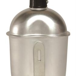 Gourde type US en aluminium 850 ml avec quart et bouchon, lot de 6 - Autre