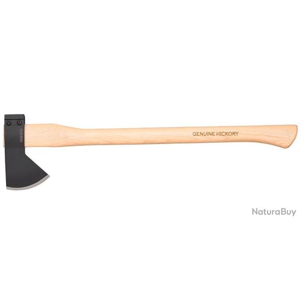 Hache Cold Steel Hudson Bay Camp Axe acier 1055 High Carbon - Bois naturel