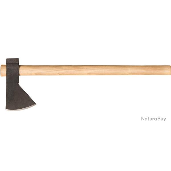 Hache Cold Steel Hudson Bay Tomahawk acier 1055 High Carbon - Bois naturel