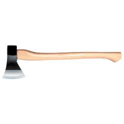 Hache Cold Steel Trail Boss acier 1055 High Carbon lame 114 mm - Bois naturel