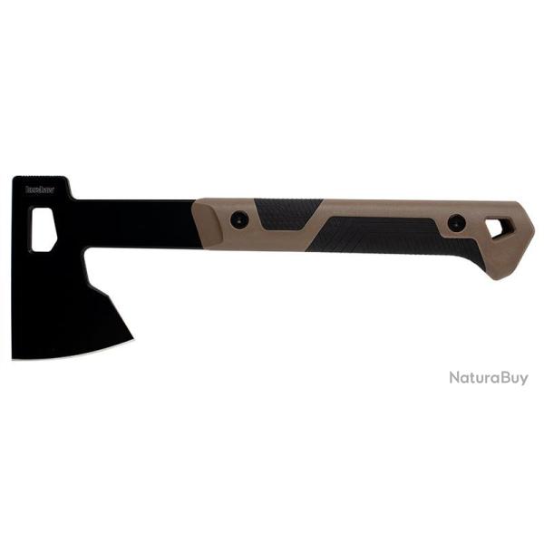 Hachette de camp Kershaw Deschutes pleine soie 35,6 cm - Noir et marron