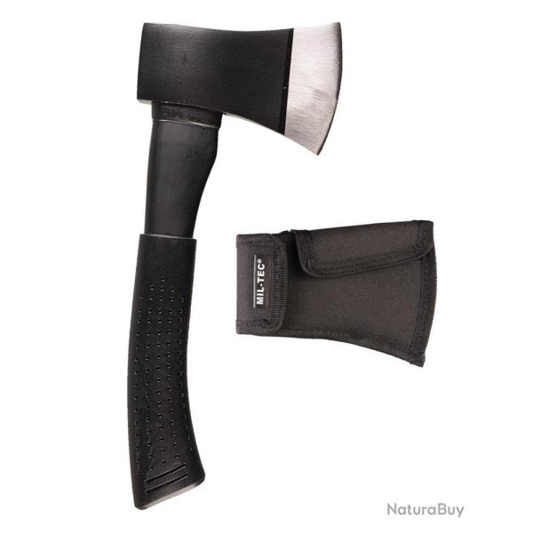 Hachette Mil-Tec monobloc acier lame 8 cm � 4,6 mm 832 g - Noir