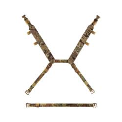 Harnais de reconnaissance Light Frog Pro en LAHYCO bretelles - Multicam