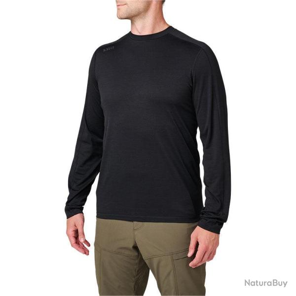 Haut manches longues 5.11 Tactical Sulli UV Merino Crew - Noir / M