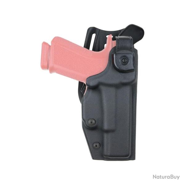 Holster 2Fast D-Shell Radar 1957 niveau V en polyform - Noir / Glock 19 / 23 / Gaucher