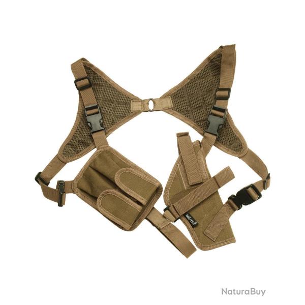 Holster d'�paule Mil-Tec en nylon ambidextre - Coyote