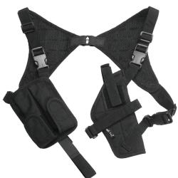 Holster d'&eacute;paule Mil-Tec en nylon ambidextre - Noir