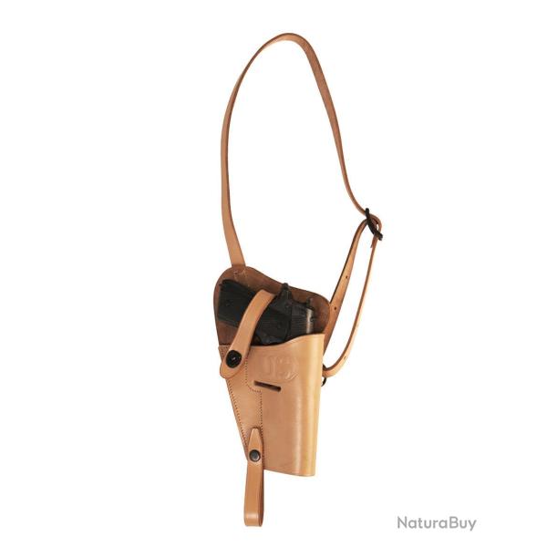 Holster d'�paule Mil-Tec reproduction du mod�le US M3 en cuir - Marron