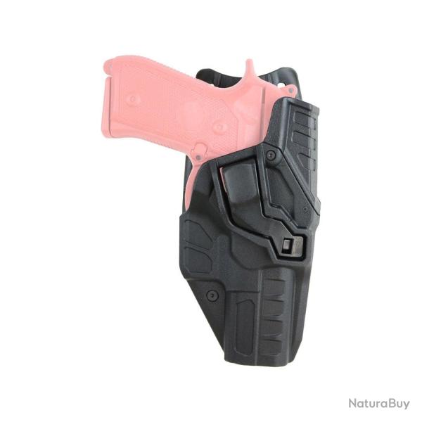 Holster Safe & Fast Index Radar 1957 niveau II en polym�re - Noir / Beretta APX / Droitier
