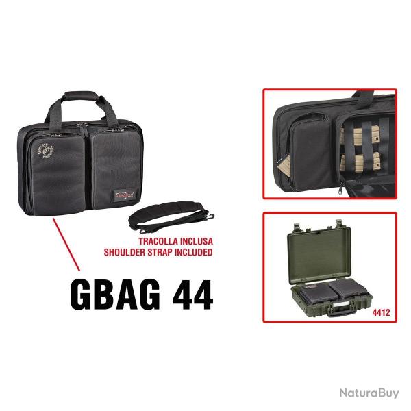 Housse pour arme Explorer Cases Gun Bag 44 matelass�e - Noir