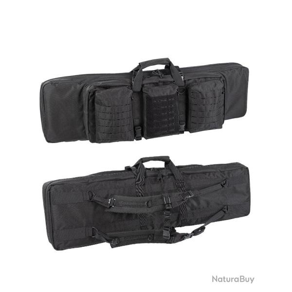 Housse pour arme Mil-Tec Rifle Case Double 106 x 19 x 28,5 cm - Noir