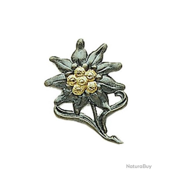 Insigne de b�ret Mil-Tec edelweiss Bundeswehr en m�tal frapp� - Autre