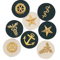 Insigne de sp&eacute;cialit&eacute; d'officier de la marine est-allemande, lot de 10 - AT Digital
