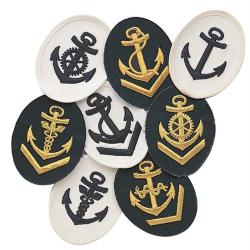 Insigne de sp&eacute;cialit&eacute; de quartier-ma&icirc;tre de la marine, lot de 20 - Autre