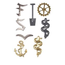 Insigne de sp&eacute;cialit&eacute; en m&eacute;tal de l'arm&eacute;e est-allemande, lot de 20 - Autre