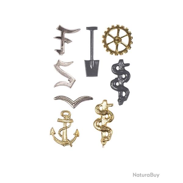 Insigne de sp�cialit� en m�tal de l'arm�e est-allemande, lot de 20 - Autre