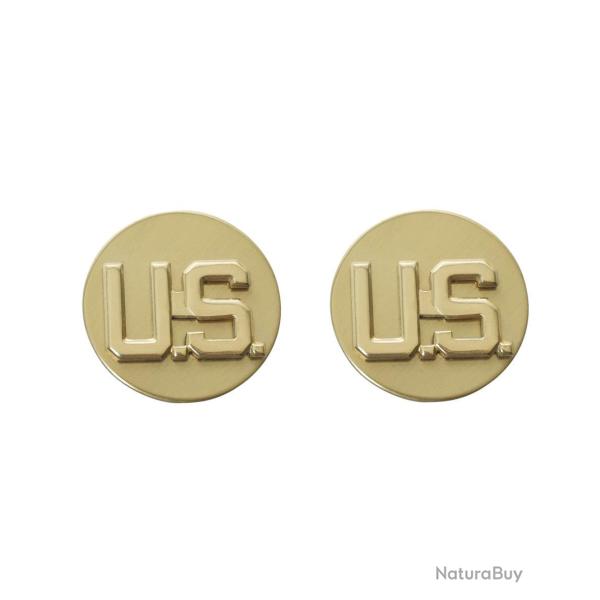 Insigne militaire Mil-Tec paire d'insignes de col � US � - Autre