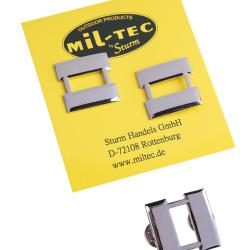 Insigne militaire Mil-Tec paire d'insignes de grade Captain US - Argent