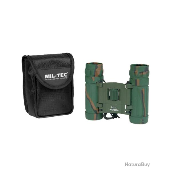 Jumelles compactes pliantes Mil-Tec 8x21 champ de 126 m - Autre