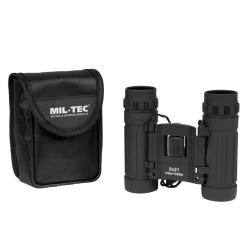 Jumelles compactes pliantes Mil-Tec 8x21 champ de 126 m - Noir