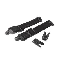 Kit 2 sangles et 4 adaptateurs de rail de casque Oakley SI - Noir