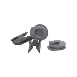 Kit 4 adaptateurs Pivot ESS pour masques Profile sur rails - Gris