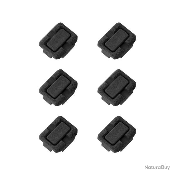 Kit de guidage de c�bles WCK M-LOK Magpul 6 ensembles - Noir