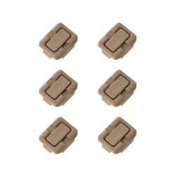 Kit de guidage de c&acirc;bles WCK M-LOK Magpul 6 ensembles - Coyote