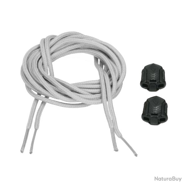 Kit de lacets Haix pour BLACK EAGLE Safety Pro et Safety - Argent / 135 cm