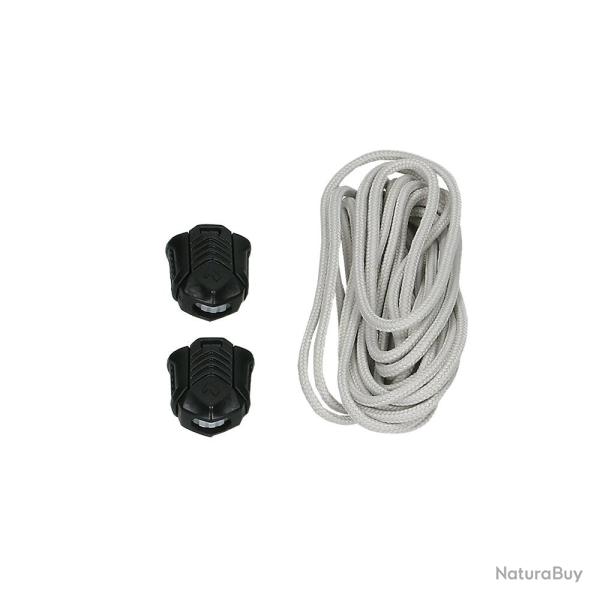 Kit de lacets Haix Smart Lacing pour BLACK EAGLE Adventure 3.0 GTX - Gris