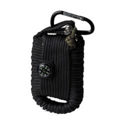 Kit de survie Mil-Tec Paracord Large - Noir