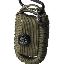 Kit de survie Mil-Tec Paracord Large - Vert olive