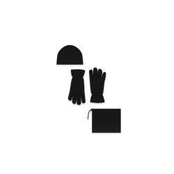 Kit polaire GK Safetek bonnet tour de cou et gants 100 % - Noir / T.2 (L/XL)