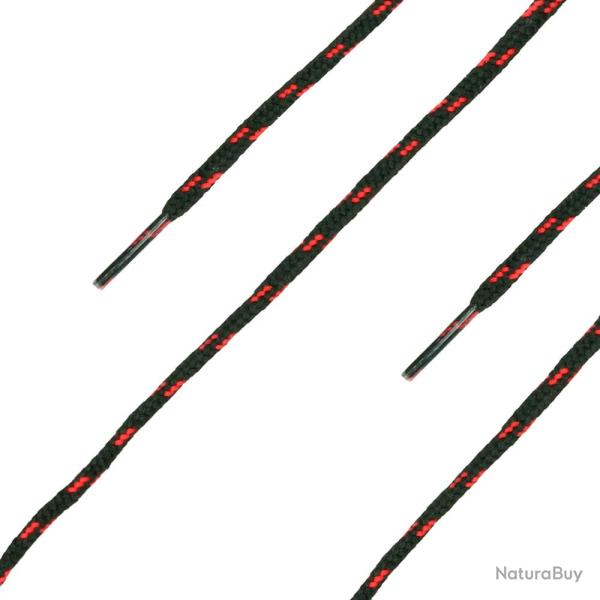 Lacets de rechange Haix pour Airpower X11 basses et mi-hautes - Rouge / Noir / 130 cm