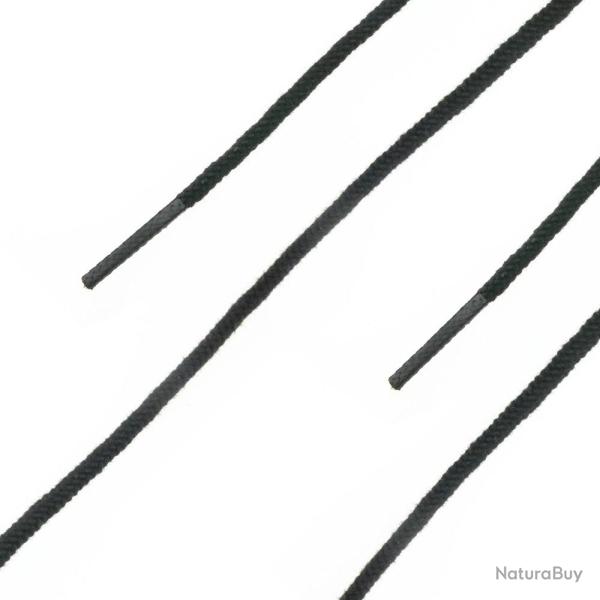 Lacets de rechange Haix pour chaussures AIRPOWER C1, C6, C7 - Noir / 130 cm