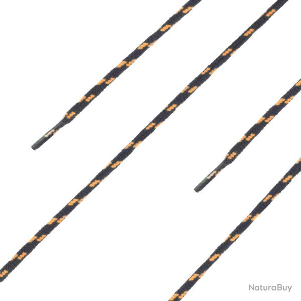 Lacets de rechange Haix pour Trekker Mountain 2.0 longueurs - Noir / Orange / 210 cm